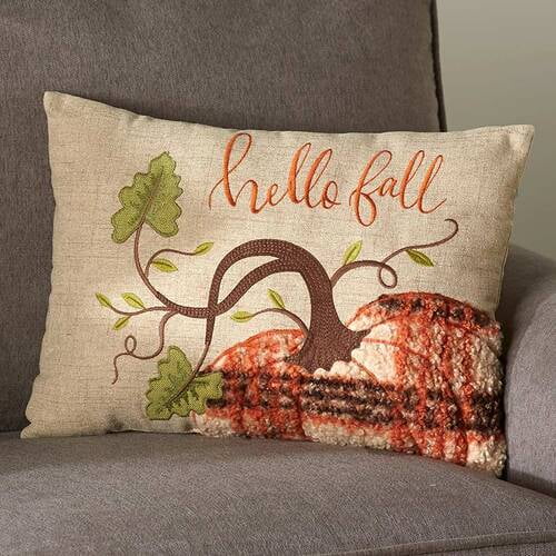 Multicolor 18x18 Hello Fall Funny Person Throw Pillow Multicolor 18x18 Hello Fall Funny Person Throw Pillow